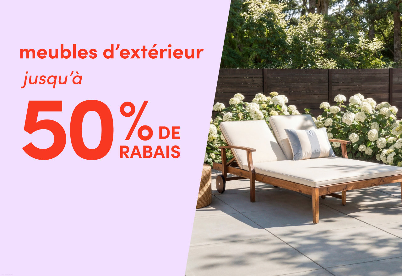 meubles d'extérieur en solde