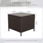 Table basse d'extérieur en osier avec table de bout et rangement-58922316
