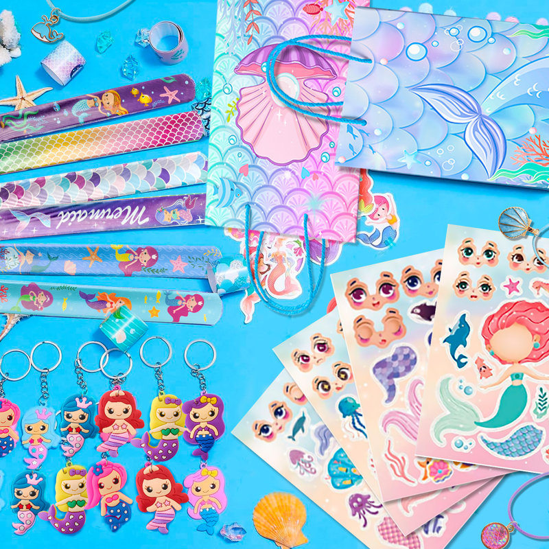 84 pièces de cadeaux de sirène pour