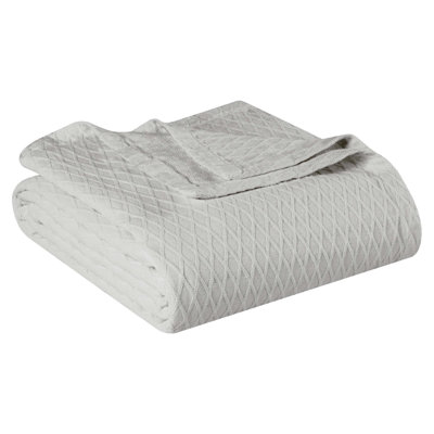 Couverture thermique en coton tissé toutes saisons Blue Nile Mills Elias