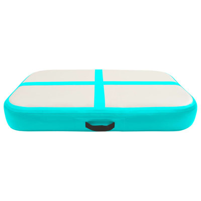 Corrale Inflatable Gymnastics Mat With Pump 60X100x15 Cm PVC Blue