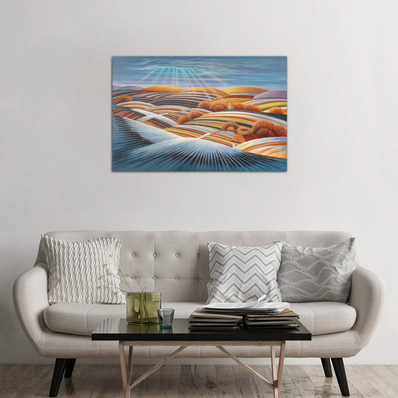 «To The Home Nids» - Imprimé, Toile tendue, H 32 po x l 48 po x 1,5 po