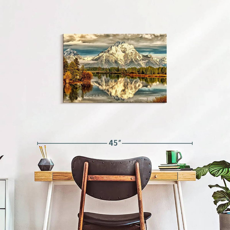Alvord Oxbow Bend Grand Teton, 20" H x 30" W