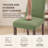 17.3'' Wide Modern Upholstered Fabric High Back Parsons Side Dining Chair with Solid Wood Legs-881857029