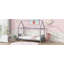 Lit simple HyggeBed avec tête et pied de lit, structure en bois d'hévéa-115684332