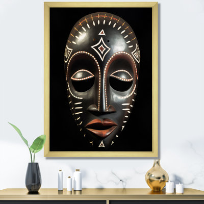 Masque ethnique traditionnel africain XIX
