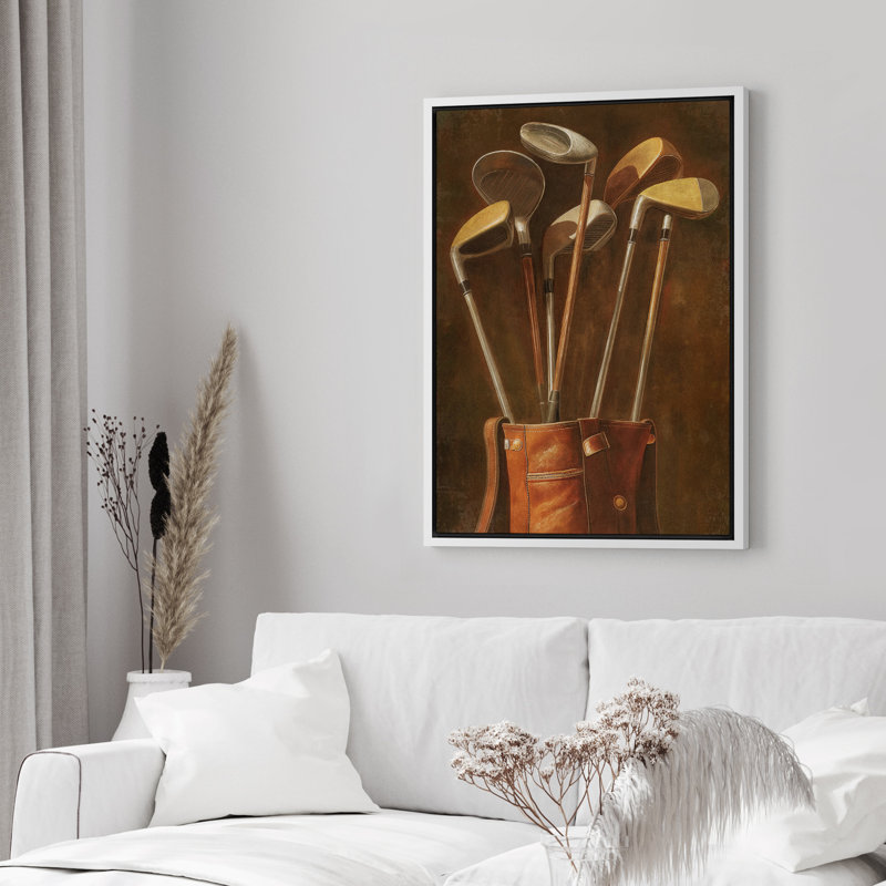 Reproduction d'art sur toile encadrée classique classique, H 24 po x l 16 po, Blanc