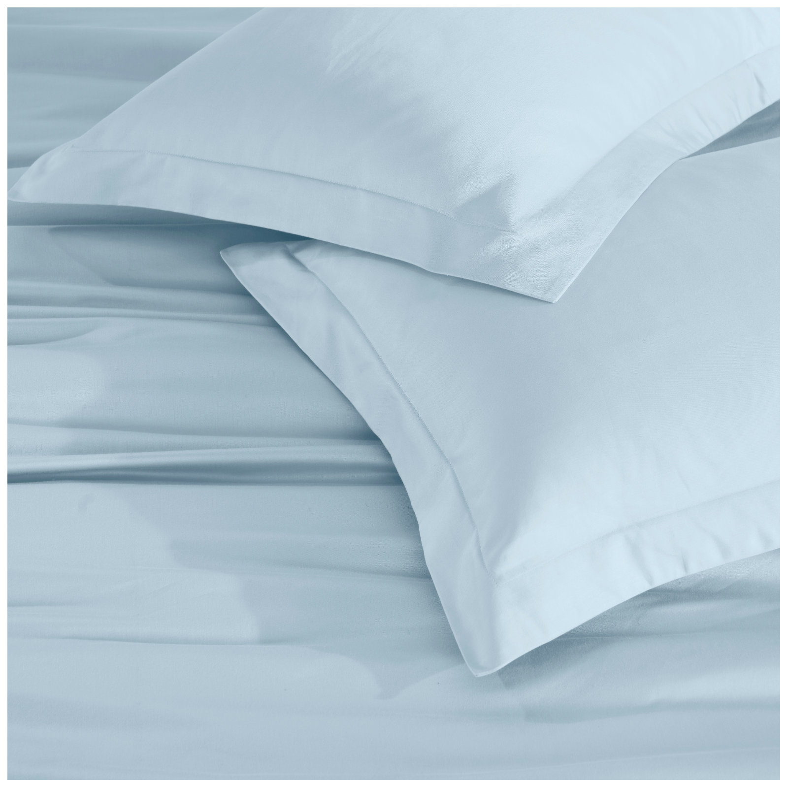 Duvet Cover Set, Baby Blue, King/California King Duvet Cover + 2 King Shams