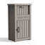  Boîte de rangement 70 gallons en résine avec couvercle verrouillable pour rangement extérieur-128992819