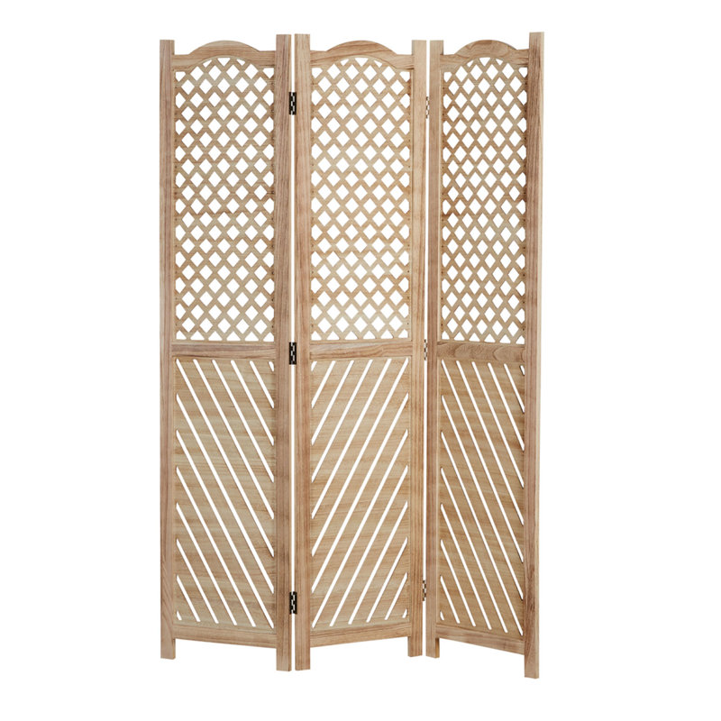 Colucci 121cm W x 170cm H 3 - Panel Folding Room Divider