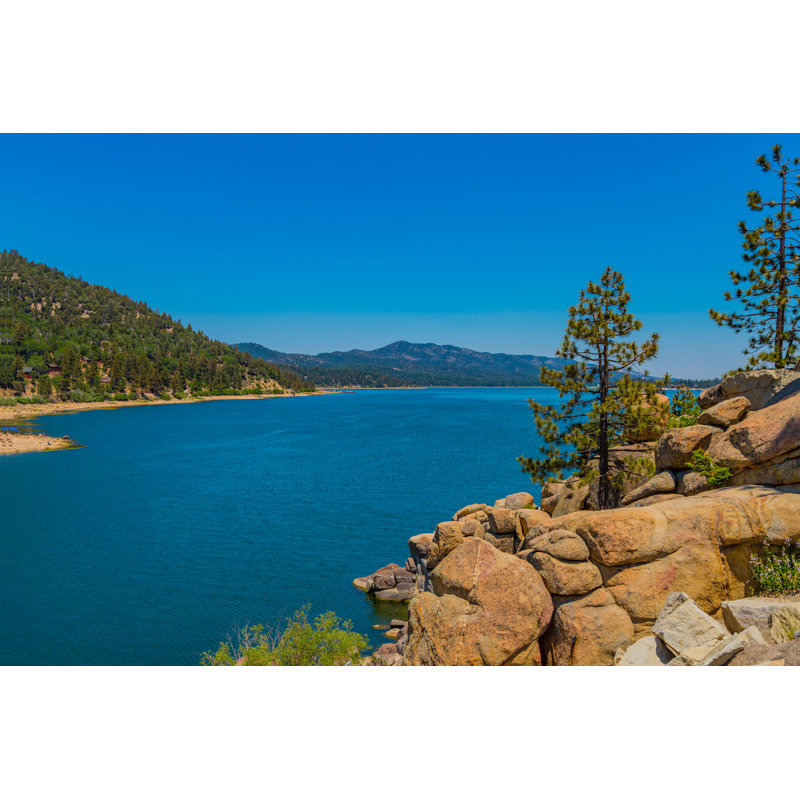 Big Bear Lake by Ron And Patty Thomas - Wrapped Canvas Print