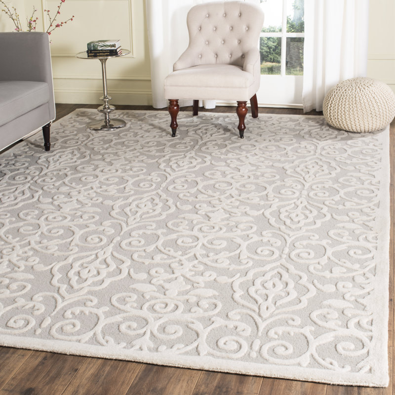Tapis oriental en laine touffeté à la main Chesterfield Martha Stewart, Rectangle 6 pi x 9 pi