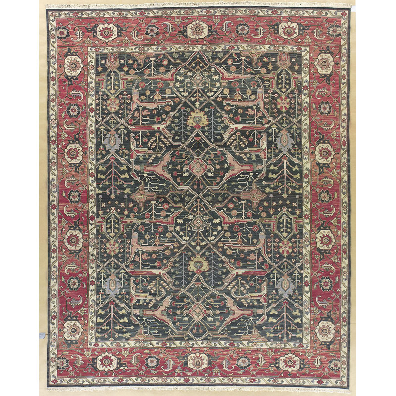 Schaefferstown Wool Oriental Indoor Rug, Rectangle 12' x 18'