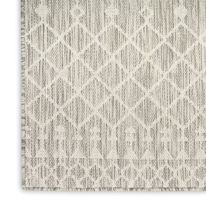  Positano 3' x 5' Light Grey Modern Rug, Light Gray, Rectangle 3' x 5'
