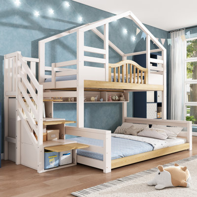 Double (4'6) Storage Bunk Bed