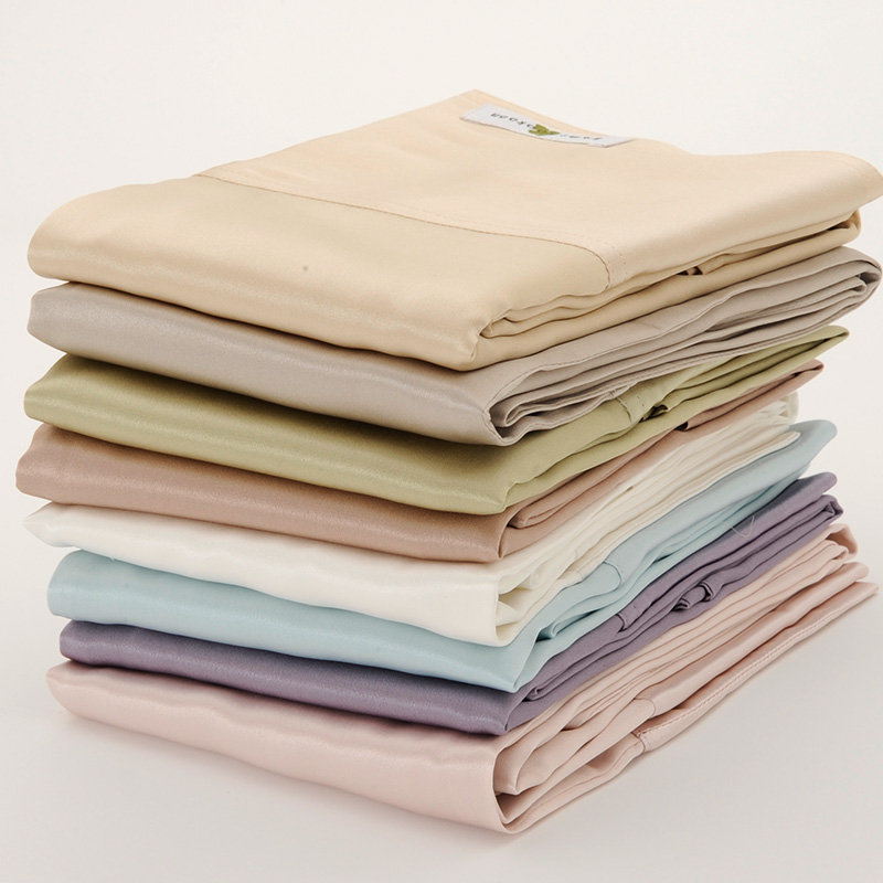 Classic Silk Fitted Sheet, Queen Fitted Sheet, Smoke