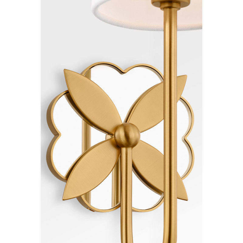 Spencer 14 Sconce, Burnished Brass