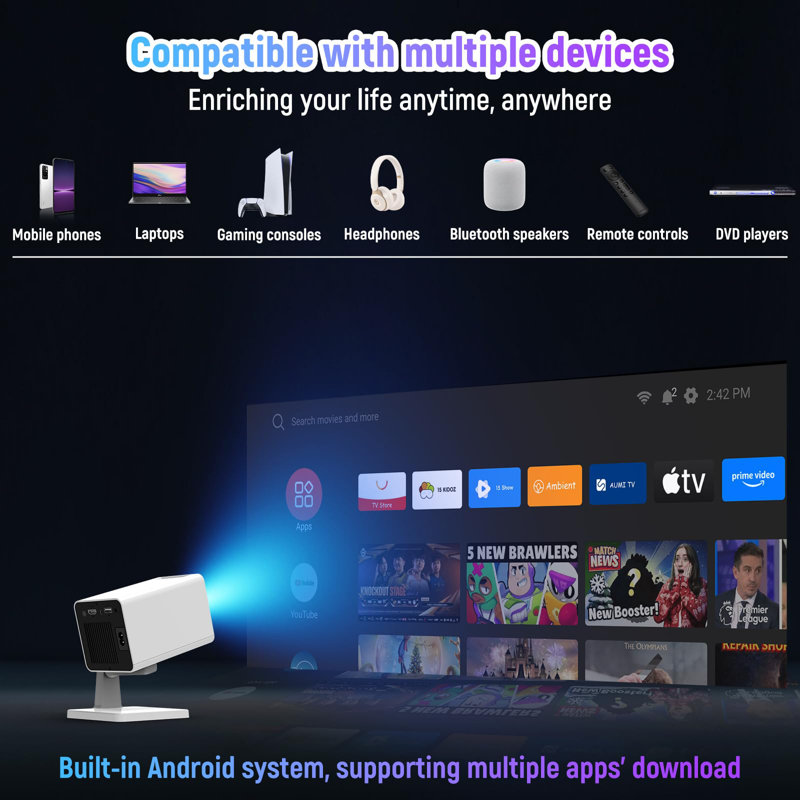 Luch Portable Projector