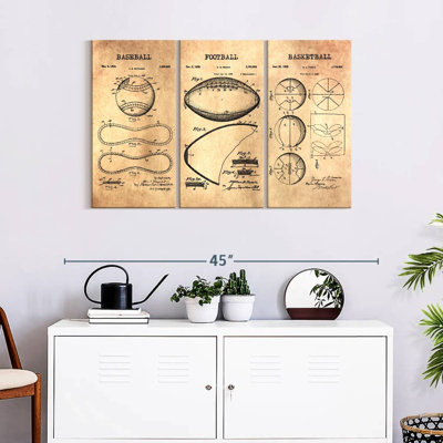 " Sports Balls Compilation Patent " by Patent Hunter 3 - Pieces