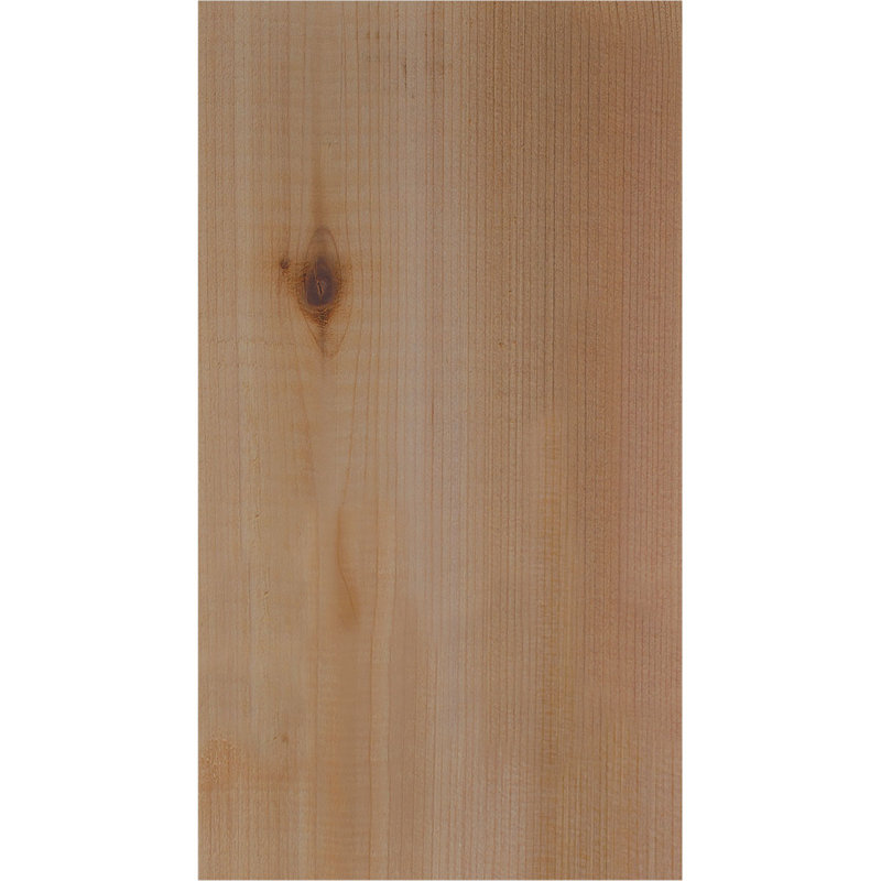 Yorktown Smooth Rafort Tail, Cèdre rouge, H 10 po x l 24 po x P 5,5 po