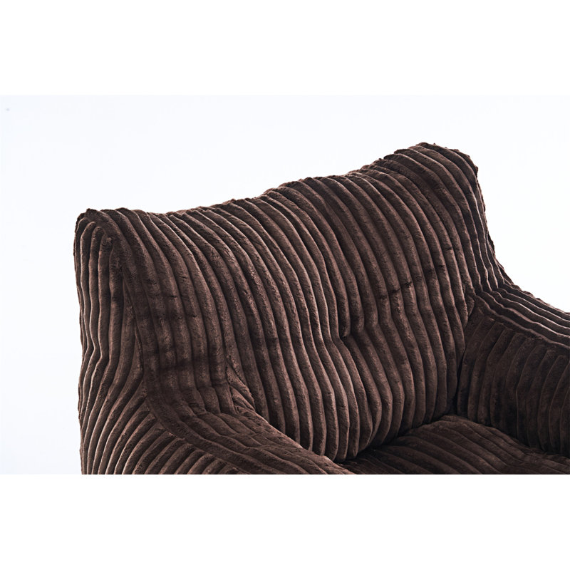 Bean Bag Chairs For Adults Oversize Bean Bag Sofa Chair With High Density Memory Foam Bean Bag Chair Lazy Chair With Armrest