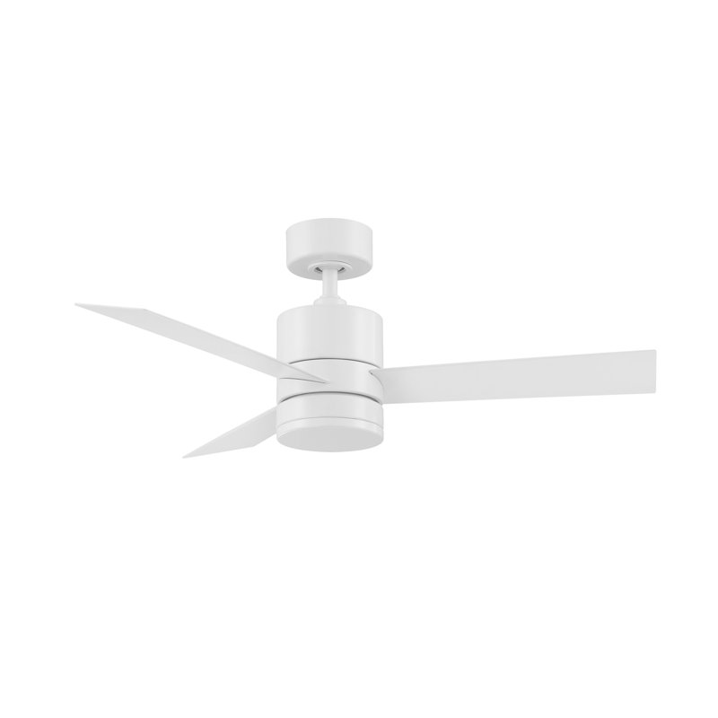 52"  Axis 3 - Blade Outdoor/Indoor Smart Ceiling Fan with Remote Control and LED Light Kit Included, Works With Alexa and iOS / Android App