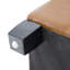Banc ottoman avec rangement, surface en polyuréthane, pieds en bois d'hévéa, capacité de charge de 136 kg-889617888-889617890