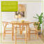 5pc Wooden Scandi Danish Style Dining Set - 90cm x 90cm - Natural-167021804