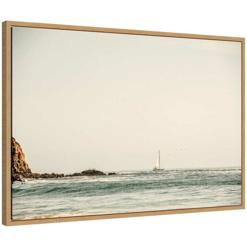 «Sailing the Pacific» par Alicia Bock, reproduction d'art sur toile encadrée