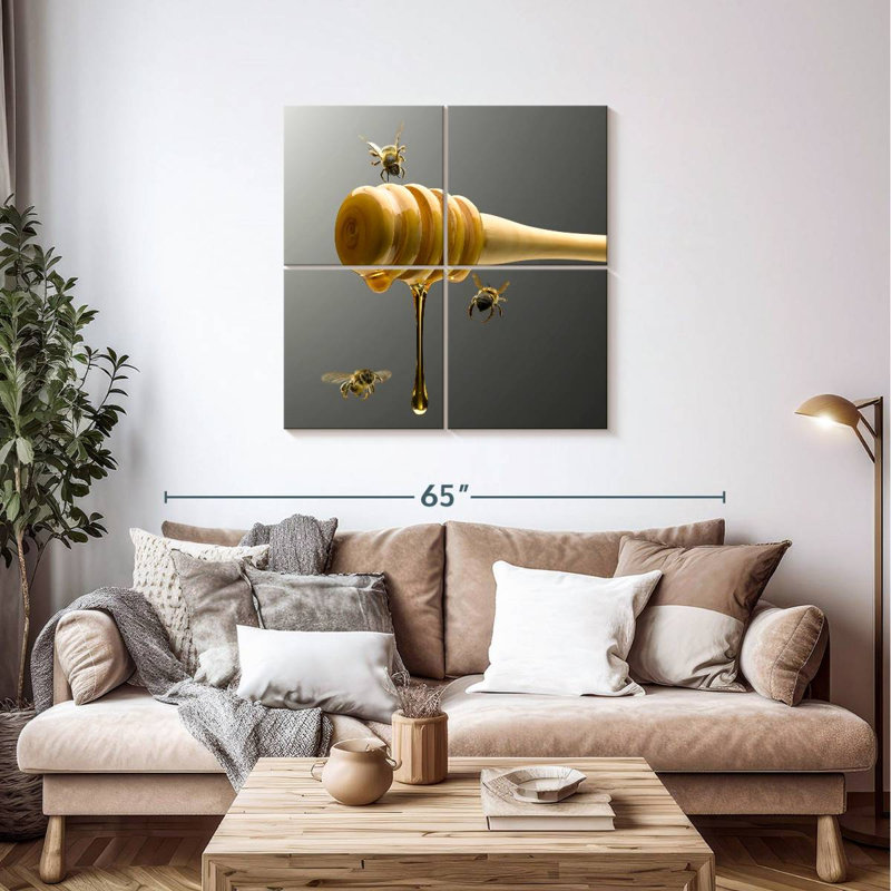 Moule à miel et abeilles Brampt, H 38 po x l 38 po