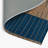 HorizontalStripes Blue Indoor and Outdoor Area Rug-894758814
