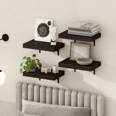 Beyhan 4 Piece Bracket Shelf