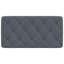 vidaXL Headboard Cushion Piran Dark Grey 100 cm Velvet-2002804489