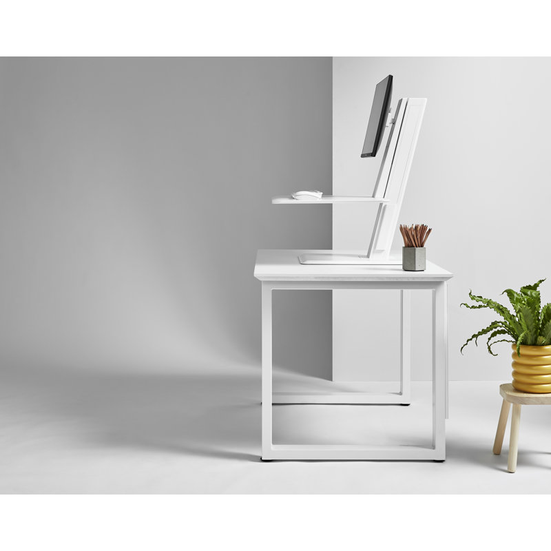 Quickstand Eco Standing Desk Converter, White