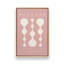 «Pink Retro Bauhaus», affiche sur toile dans un cadre-208811156-208811177-208811183
