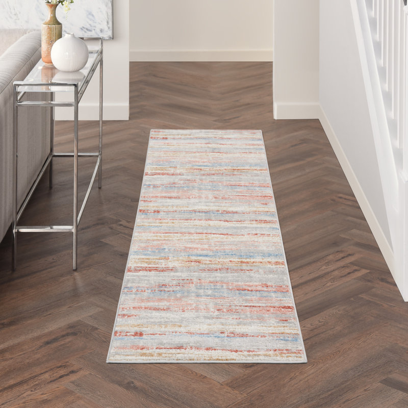 Savigne Abstract Indoor Rug, Runner 2'3" x 7'6"