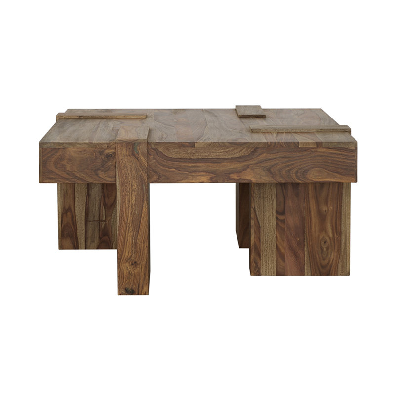 Wooden Square Coffee Table
