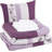 7-Pieces Cherry Blossom Floral Embroidery Comforter Set with Sheets-630534567-630534564