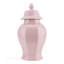 Pink Faceted Lidded Jar