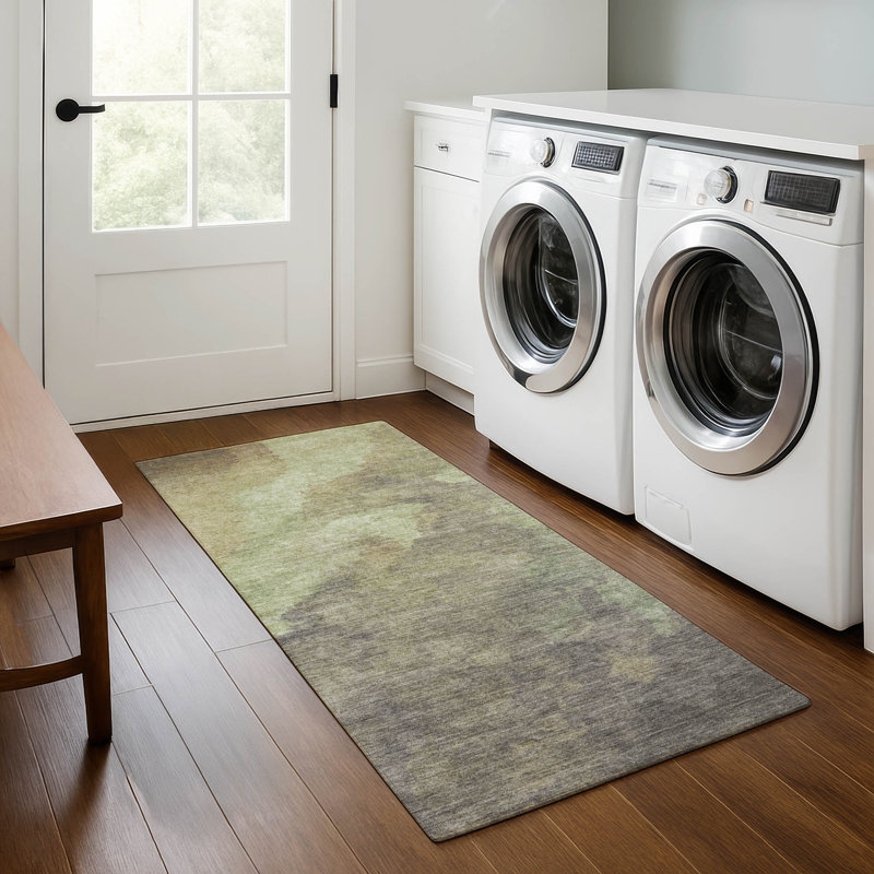 Premium Machine Washable Mundell Abstract Rug, Runner 2'3" x 7'6"