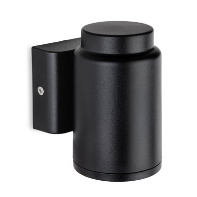 Black 11.1cm H Outdoor Armed Sconce