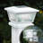 Low Voltage Integrated LED Fence Post Cap Light 5 In. X 5 In. with Base Adapter Included-78607768