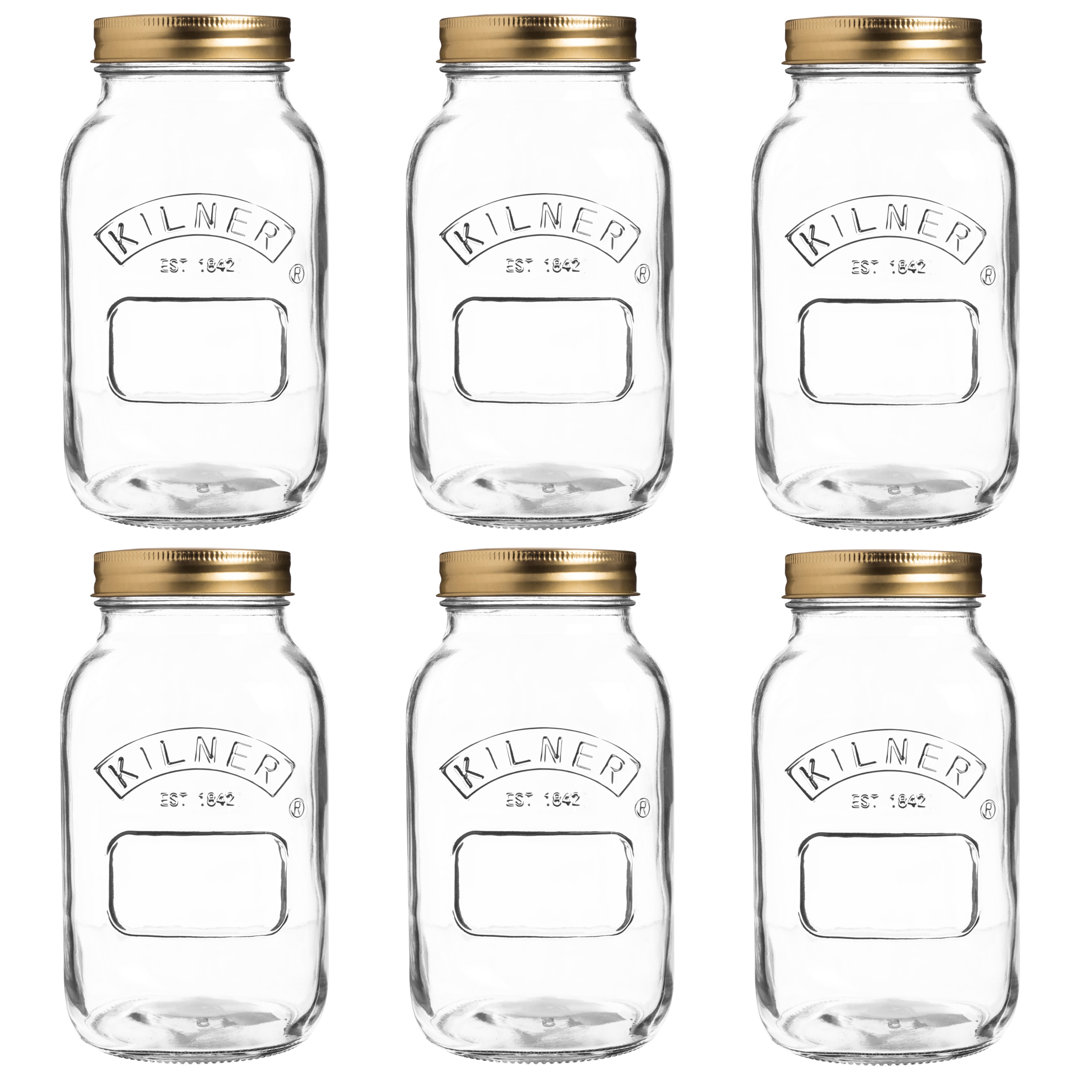 Glass Jar - Set of 6 (Set of 6) Kilner 