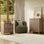 Bethlehem Modern Fluted 2-Drawer Nightstand With Charging Station-1625884268