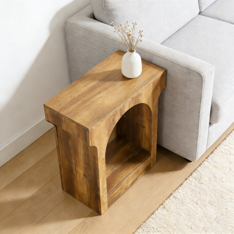 Table de bout arquée