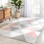 Arden Power Loom Pink/Grey Rug-60066508