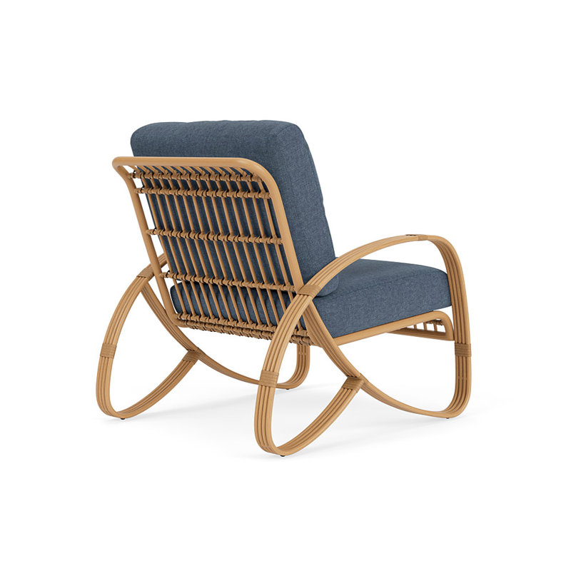 Riviera Outdoor Lounge Chair, Deluna Aegean