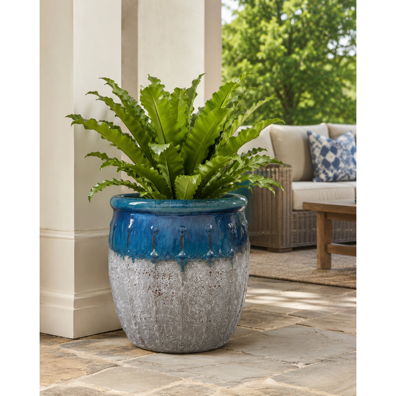 Pot de fleurs Emperor de 58 cm (23 po) - Azul sur Greystone