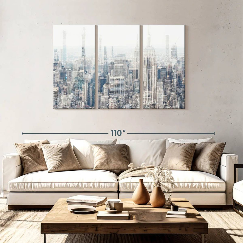Sirci Urban Abstraction, New York, H 48 po x l 74 po