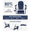 Chaise Adirondack pliante en plastique Lutie-1389513254